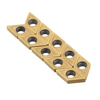 MACHIFIT 10pcs DCMT070204 VP15TF Outils de tournage internes Outils de tournage en carbure pour outils de tour CNC pour