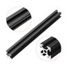 Machifit 200mm Longueur Noir Anodisé 2020 T-Slot Profilés En Aluminium Extrusion Cadre Pour CNC
