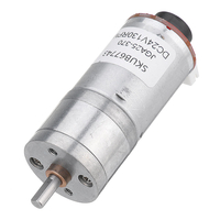Machifit 25GA370 DC 24V Micro Moteur à réduction de vitesse avec réducteur de vitesse à codeur
