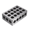 Machifit 2 pièces 25x50x75mm blocs 23 trous bloc de serrage parallèle outils de tour précision 0.005mm