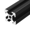 Machifit 300mm Longueur noir anodisé 2020 T-fente en aluminium profilés dextrusion pour CNC