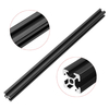 Machifit 350mm Longueur Noir anodisé 2020 T-Slot Profils en aluminium Profil dextrusion pour CNC