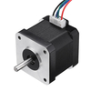 Machifit 42BYGH40-1704B Nema17 Moteur Pas à Pas 42mm Double Arbre 1.7A Moteur pour Machine De Gravure CNC