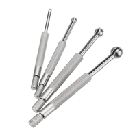 Machifit 4pcs 3-13mm Trou Jauge De Précision Pleine Balle Type Petit Outil De Jauge Télescopique Ensemble Trou Alésage J