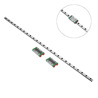 Machifit 550mm MGN9 Guide linéaire avec 2pcs MGN9H Rail linéaire bloc CNC outil