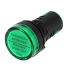 Machifit AC220V 22mm Voyant Lampe Témoin de Lampe LED Indicateur de Puissance Vert