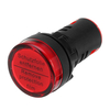 Machifit AC220V 22mm Voyant Témoin Lampe Témoin Lumineux LED Voyant Rouge