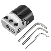 Machifit F1 Porte-outil de fraisage pour tête dalésage 1/2 pouce 50mm pour outils de tour de barre dalésage 1/