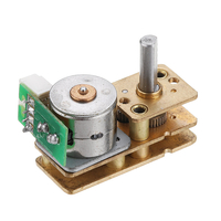 Machifit GM1024BY10 DC 5V Moteur à engrenages micro à 2 phases et 4 fils tout engrenage