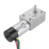 Machifit JGY-370 DC 12V 10/30/90 / 150RPM Moteur Réducteur à vis sans fin Codeur Moteur à verrouillage auto-bloquant