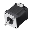 Machifit Nema17 42mm Moteur Pas à Pas Double Arbre 12V 42BYGH47-1704B pour Machine De Gravure CNC