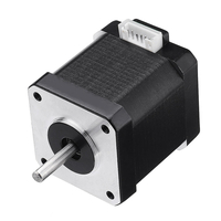 Machifit Nema17 42mm Moteur Pas à Pas Double Arbre 12V 42BYGH47-1704B pour Machine De Gravure CNC