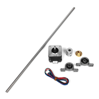 Machifit NEMA17 Moteur pas à pas avec roulement à billes et accouplement à vis