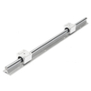 Machifit SBR16 Guide optique daxe de rail linéaire de 500mm avec 2pcs SBR16UU Blocs de roulement