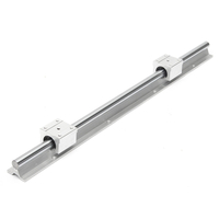 Machifit SBR16 Guide optique daxe de rail linéaire de 500mm avec 2pcs SBR16UU Blocs de roulement