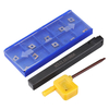 MACHIFIT SCLCL1010H06 Outil de tournage de porte-outil de tournage avec insert en carbure de 10pcs CCMT0602