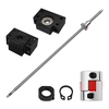 Machifit SFU1605 Vis à bille 700mm avec support de finition BK12 BF12 et outil CNC Coupleur de 6.35x10mm