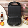 Machine à petit déjeuner 3-EN-1 Gaufrier Steak Maker Détachable Double chauffage Sandwich Maker avec indicateur LED
