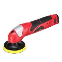 Machine de polissage de cirage portative de polisseur électrique de voiture de 12V Waxer W / 2Pcs Li-ion Batterie