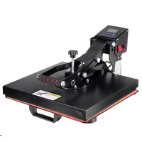 Machine de presse à chaud 110V / 220V 15 "x 15" Rotation 360 ° Machine de transfert de chaleur par sublimation numérique