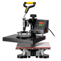Machine de presse à chaud 110V / 220V 5/8 en 1 12 "x 10" Machine de transfert de chaleur par sublimation rotative à 360