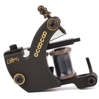 Machine de tatouage sécante en cuivre sculpté OCOOCOO L8804 T500A 9000 tr / min
