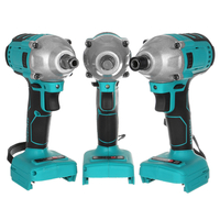 Machine dentraînement de perceuse de clé à chocs sans fil sans fil bleue pour Makita 18V Batterie