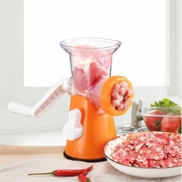 Machine multifonctionnelle de fabricant de remplisseur de saucisse de hachoir de hachoir de viande de manivelle manuelle