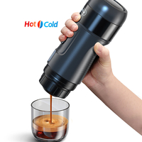 Machine à café portable HiBREW pour voiture et maison,  cafetière expresso DC12V adaptée Nexpresso Dolce Pod Capsule poud