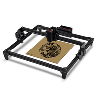 Machine de gravure laser TWOTREES® TOTEM 2.5W Puissance 400x300mm Zone de gravure laser Imprimante laser CNC noire