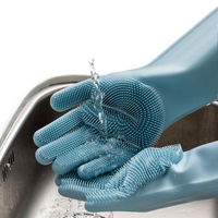 Magie Silicone Gants De Nettoyage Cuisine Gant Moussant Gants Disolation Thermique Casserole Four Four Mitaines Gan