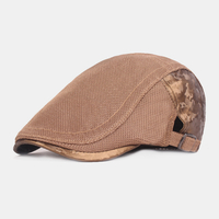 Maille de coton unisexe respirant mode pare-soleil extérieur capuchon avant béret casquettes chapeau plat