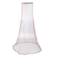 Maille de pneu de chaîne de moulage dappât de pêche de filet de pêche manuel de jet facile de main de 14M 14FT