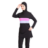 Maillot de bain fendu pour femme avec chapeau Protection solaire conservatrice Beachwear Maillot de bain de plage en ple