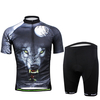 Maillots et shorts respirants à manches courtes pour hommes à motif personnalisé Bike Wear Aogda Kit de vélo