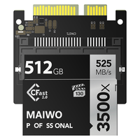 Maiwo KT045 CFast Carte mémoire vers SATA3.0 Carte dextension Carte accélératrice CFast Carte Convertisseur Adaptat