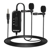MAMEN KM-D2 Pro Microphone filaire Microphone cravate à pince Réduction du bruit Double micro omnidirectionnel pour l&3