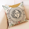 Mandala Tarot Style Créatif Linge Coussin Couverture Home Office Coussin Arrière Star Taie Doreiller