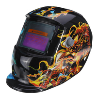 Masque de bouclier dassombrissement automatique électrique Protection du visage grande vue casquette professionnell