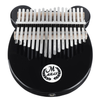 Mebet Crystal Bear Finger Piano 17 touches Kalimbas Thumb Piano Instrument avec Tuning Hammer pour débutant