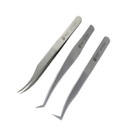 MEILLEUR BST-151SA/152SA/153SA pince incurvée en acier inoxydable outil à main de réparation de produits microélectroniq