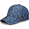 Mens Womens Mesh Printting Casquette de baseball réglable Sport en plein air Papa Hat Peaked Cap