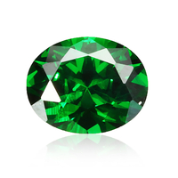 Émeraude verte minière naturelle de Colombie 8x10mm 4.16ct ovale coupe VVS AAA lâches décorations de pierres précieuses