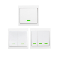Émetteur à distance sans fil Sticky RF TX Smart pour la maison salon chambre 433MHZ 86 panneau mural fonctionne avec SON