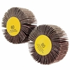 Meule abrasive abrasive de ponçage de disque de roue à lamelles de tige de 60/80 grain 6mm pour loutil rotatoire