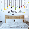 Miico SK9344 Colorful Autocollant Mural Décoratif Pour La Maison De Lustre Autocollant DIY Autocollant Amovible
