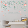 Miico XC9042 Fleur Vigne Fleur Sticker Mural Salon Chambre Décoration Murale Autocollant DIY Autocollants