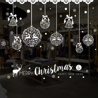 Miico XH7243 Christmas Sticker Home Sticker Décoration Fenêtre et Sticker Mural Shop Décoratif Stickers
