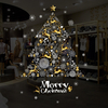 Miico XH9293 Autocollant de Noël Décoration de la maison Autocollant Fenêtre et Sticker Mural Shop Autocollant Décoratif