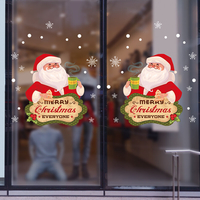 Miico XL505 Christmas Sticker Home Sticker Décoration Fenêtre et Sticker Mural Shop Décoratif Stickers